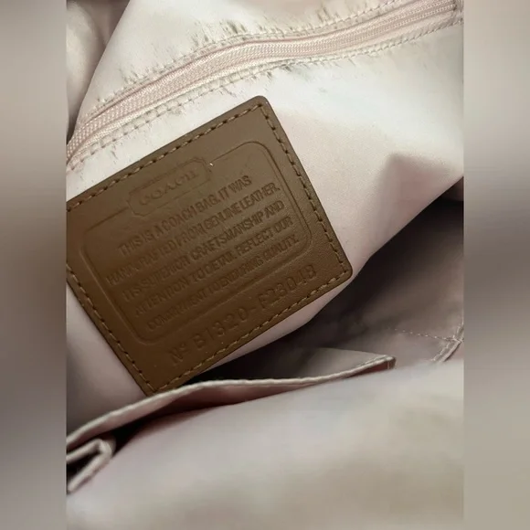 Coach Brown Woven Leather Shoulder Bag - Picture 10 of 14